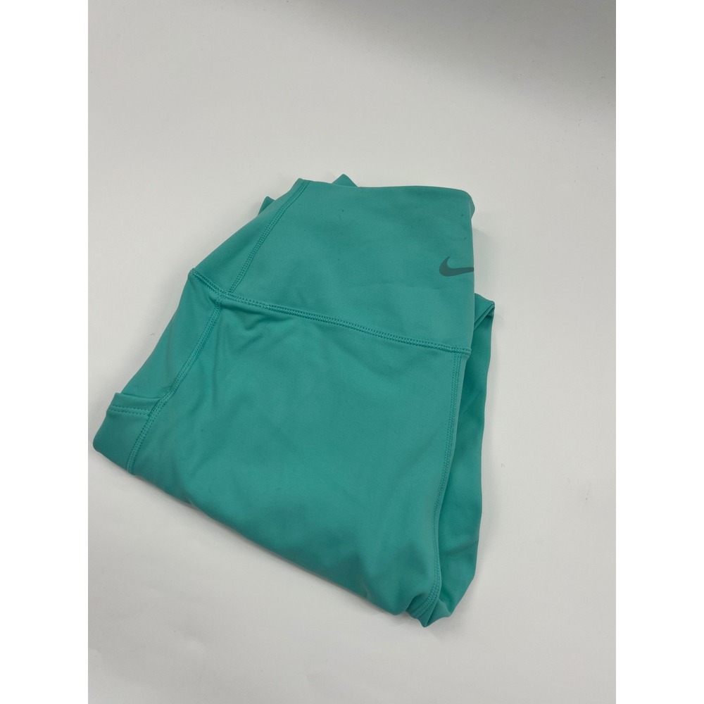 Nike One Dri-FIT Womens High Waisted Leggings Teal FN3241-300 Size M NWT